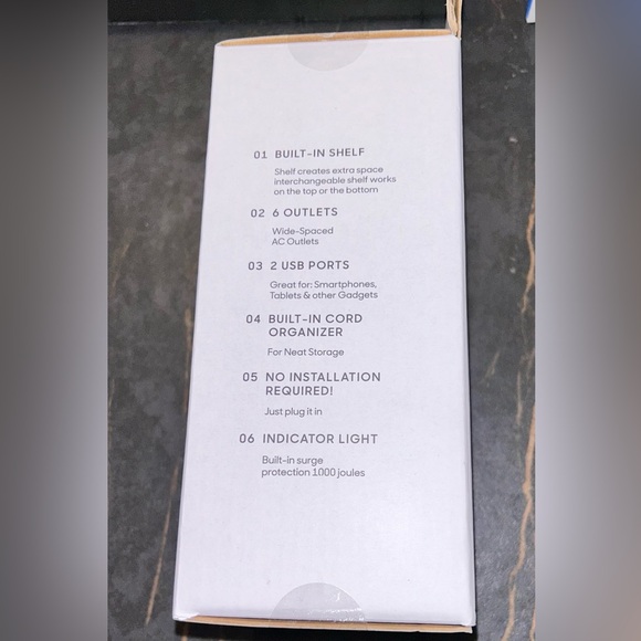 Sharper image socket shelf - Picture 4 of 4